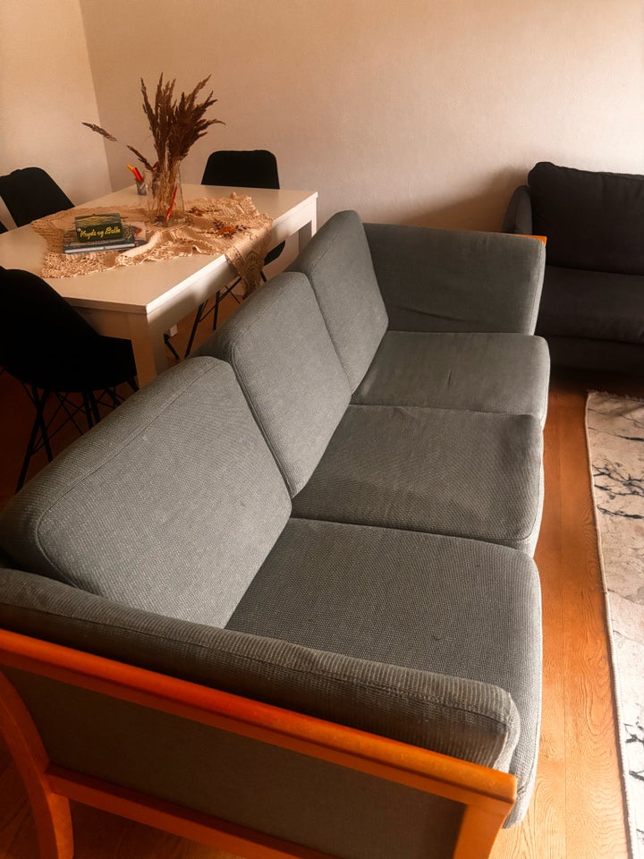 Sofa, polyester, 3 pers.