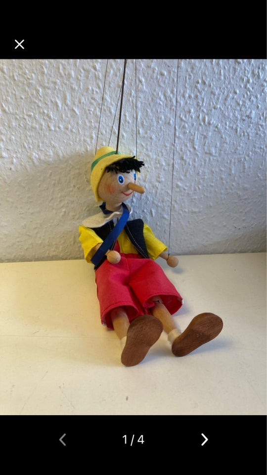 Dukkeførerdukke pinocchio