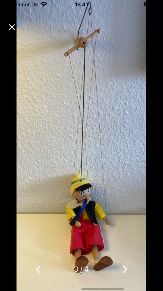 Dukkeførerdukke pinocchio