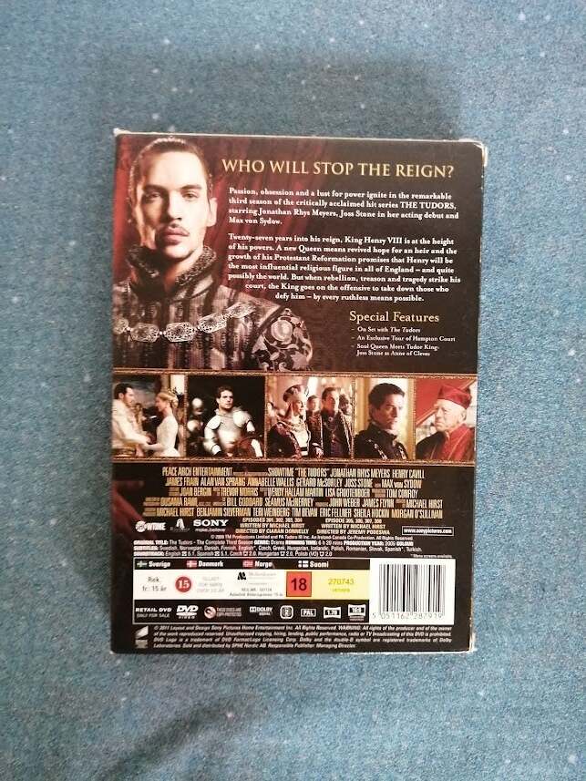 The Tudors: Sæson 3, DVD, TV-serier