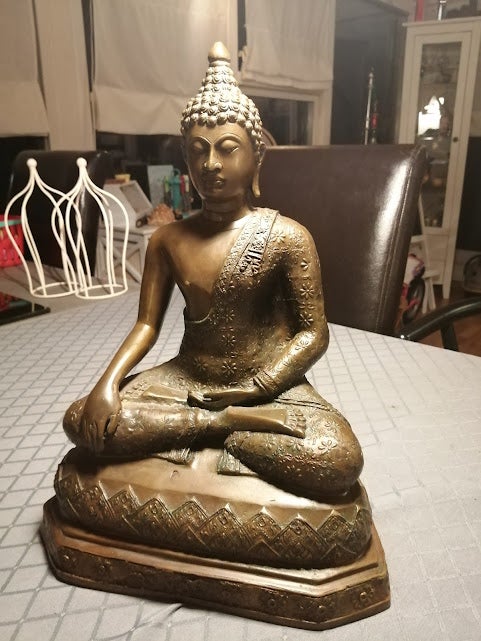 Smuk Stor Bronze Buddha