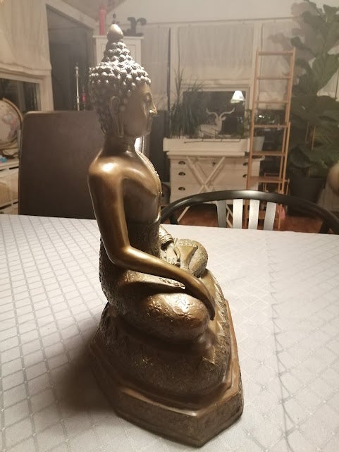 Smuk Stor Bronze Buddha