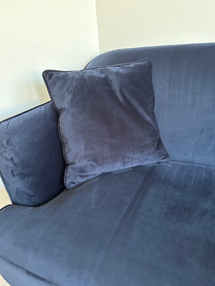 Sofa, velour, 3 pers.