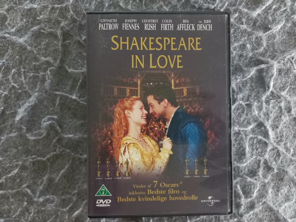 Shakespeare in Love, DVD, drama