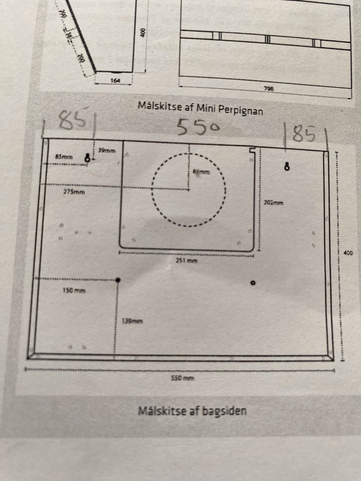 Emhætte, Thermex, b: 800