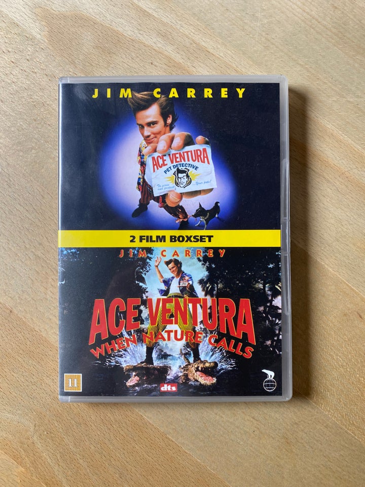 Ace Ventura 1-2, DVD, komedie