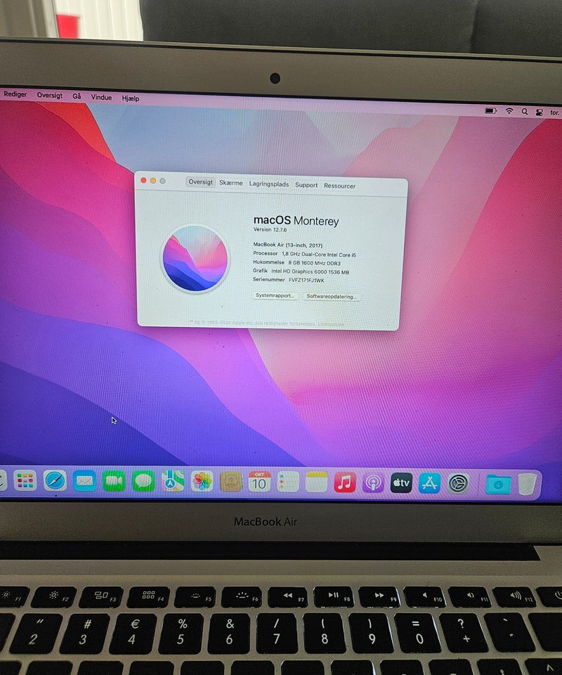 MacBook Air, Air, 1,8 GHz