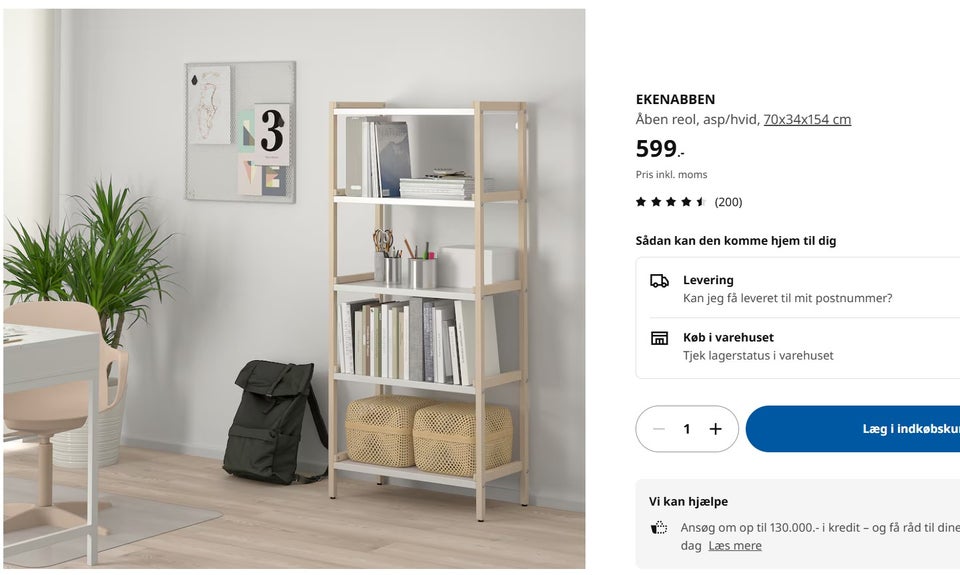 Stigereol, Ikea Ekenabben, b: 70 d: