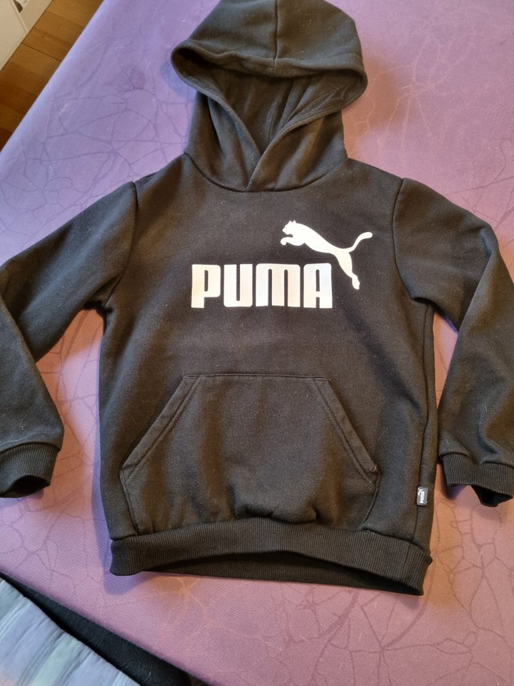 Hættetrøje, Sort hoodie, Puma