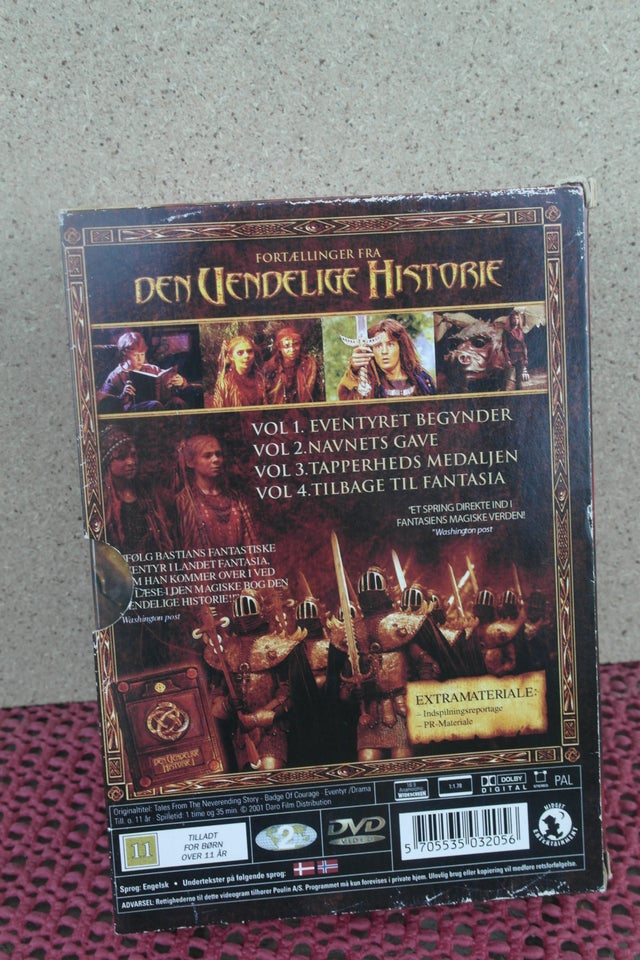 Den Uendelige historie, DVD,