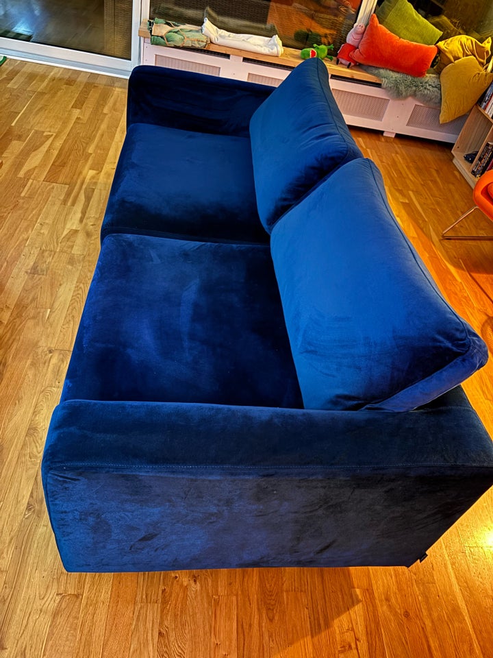 Sofa, velour, 3 pers.