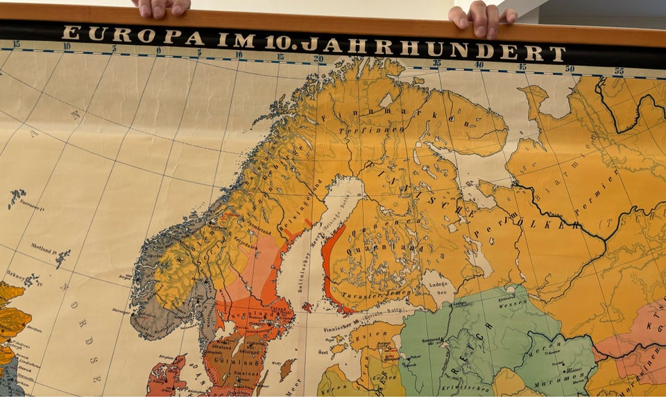 Landkort, Europa i det 10