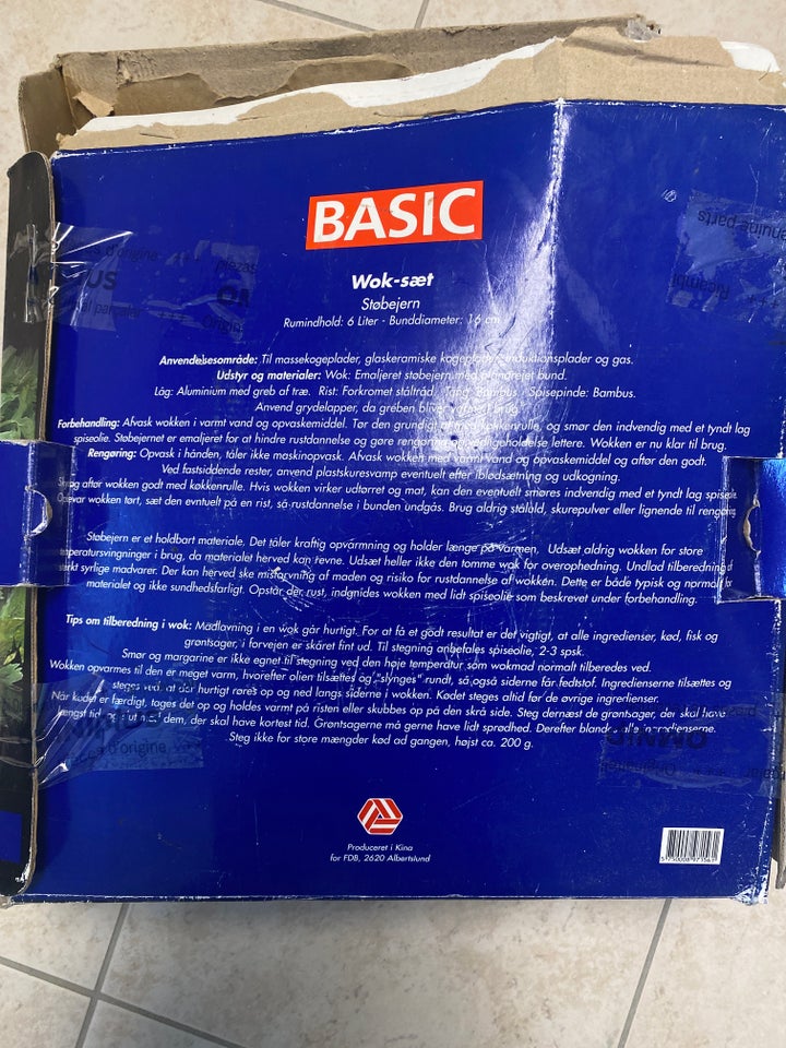 Wok sæt Coop basic