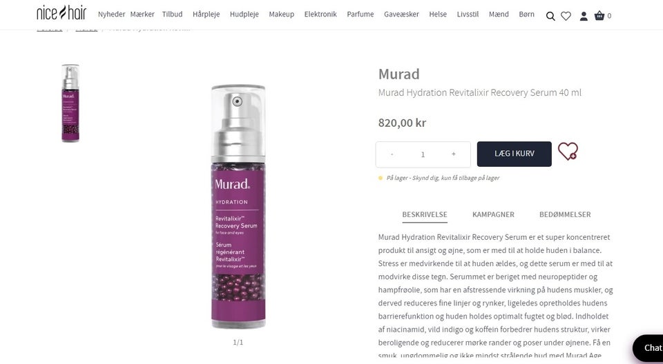 Ansigtsserum, Murad Hydration