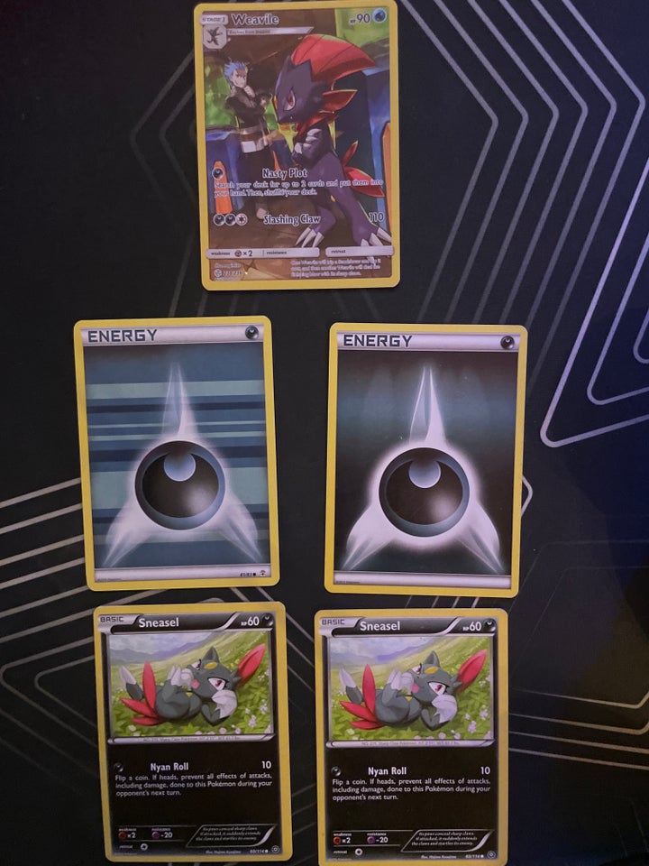 Samlekort, Weavile full art.