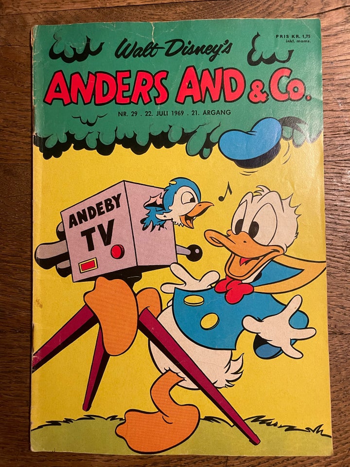 Anders And 1969 nr. 29, Walt Disney,