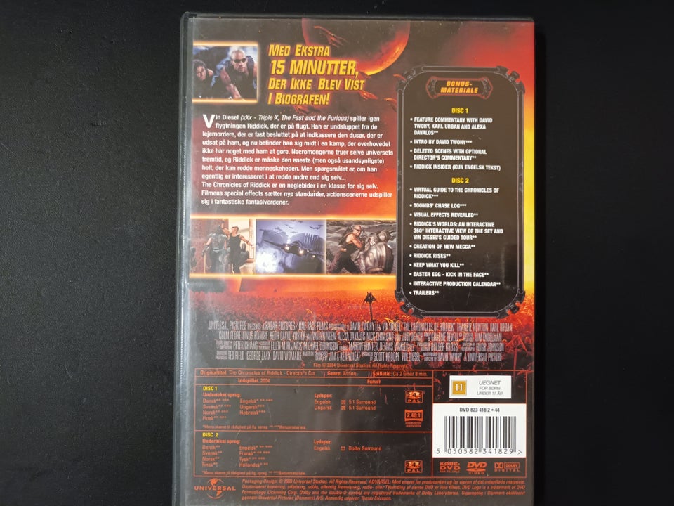 Riddick The Chronicles of, DVD,