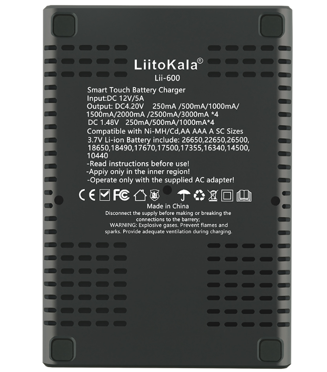 Batterioplader NY! LiitoKala