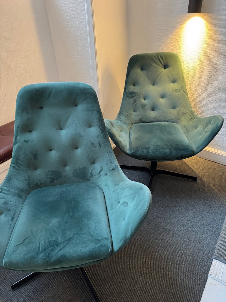 Loungestol, velour, Ukendt