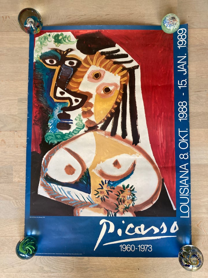 Plakat, Picasso, motiv: Mand og