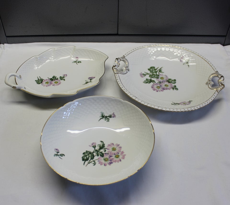 Porcelæn BG Krysantemum 1 sort