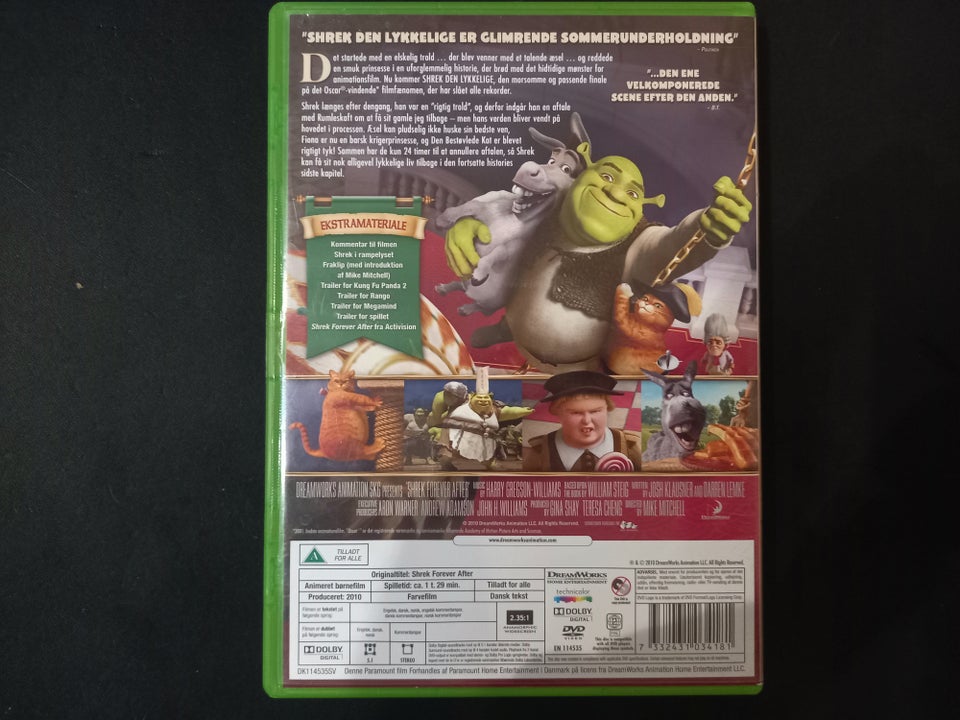 Shrek Den lykkelige , DVD,