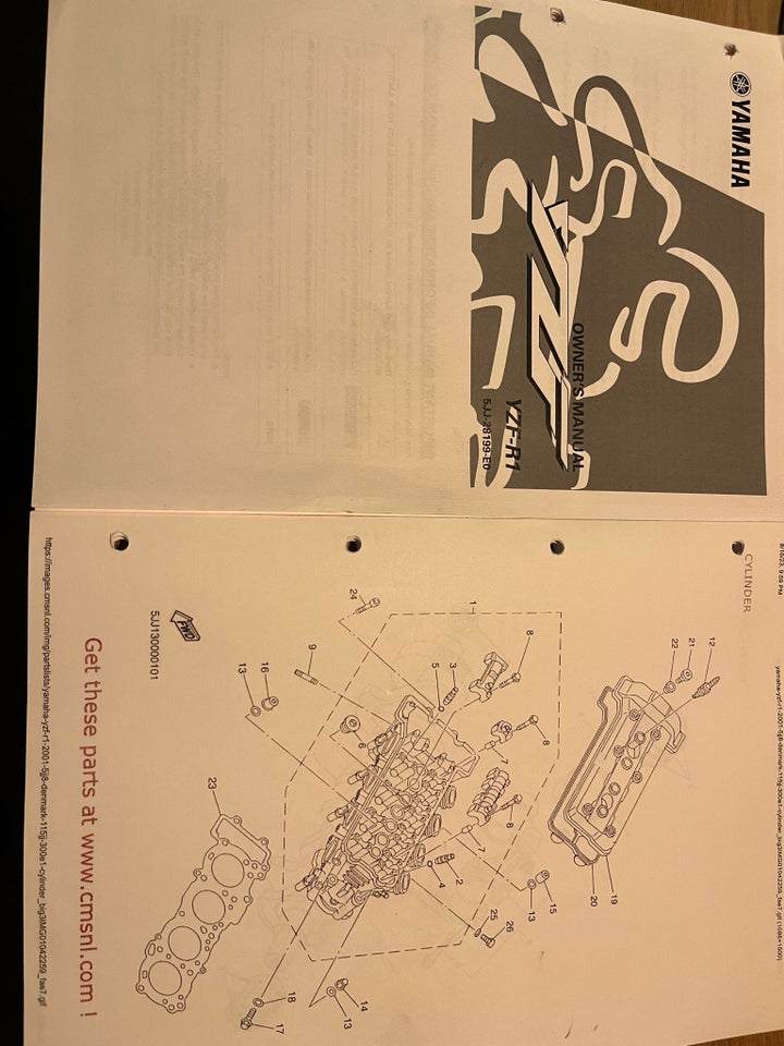 Yamaha YZF-R1 servicemanual