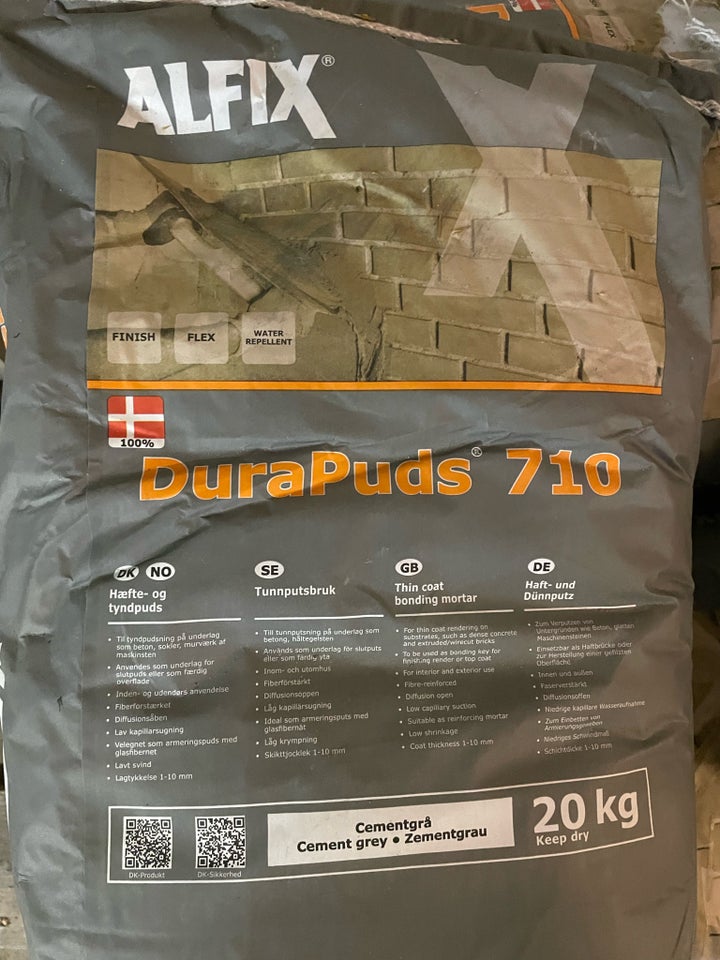 Alfix Durapuds 703 hvid og Alfix