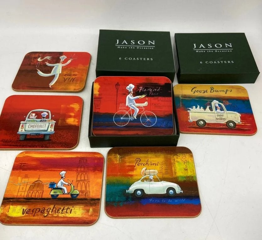 COASTERS JASON - CLOVER LEAF