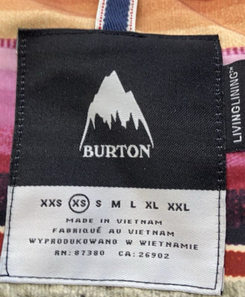 Skijakke Burton str XS