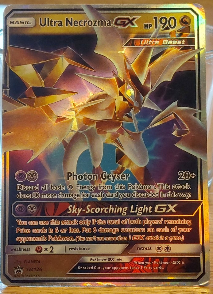 Samlekort, Ultra Necrozma GX SM126