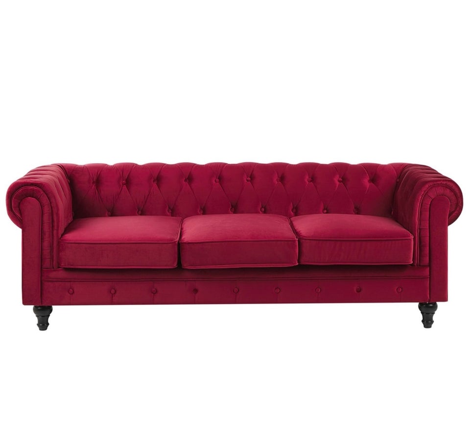 Sofa velour 3 pers