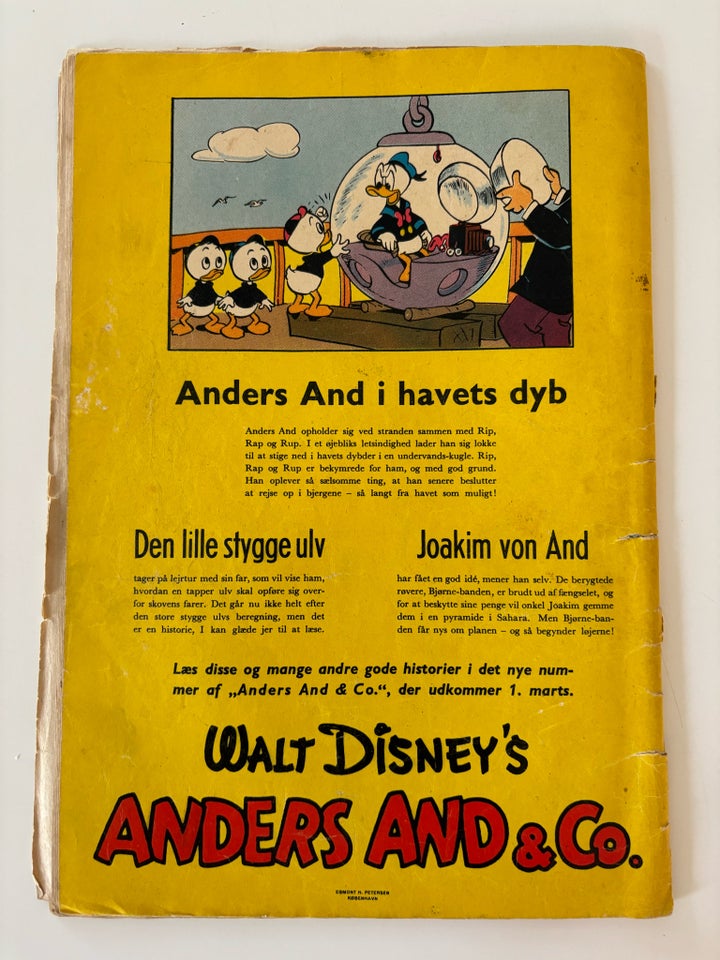 Solohæfte nr 33 1956 Walt Disney