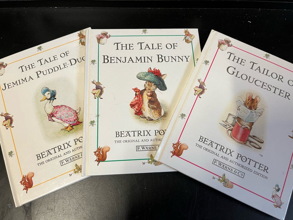 Beatrix Potter bøger på engelsk, -