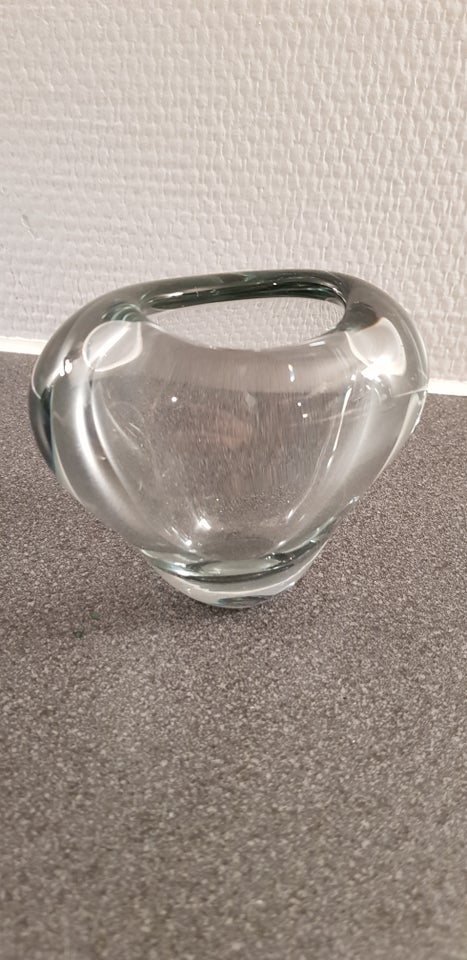 Glas Hjerte Vase Holmegaard