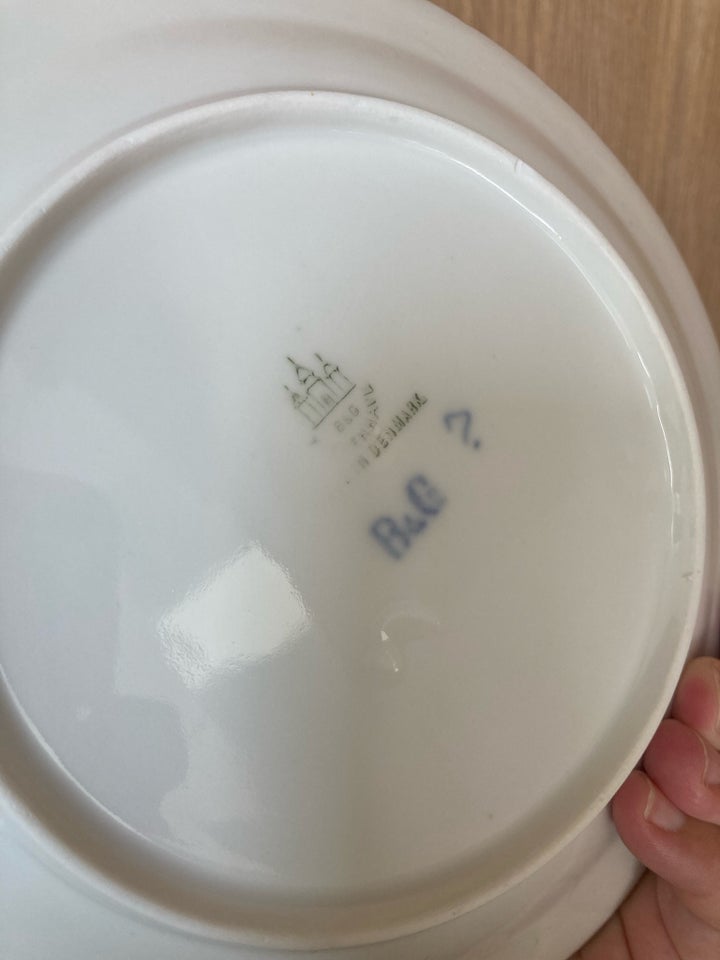 Porcelæn Tallerken Bing og