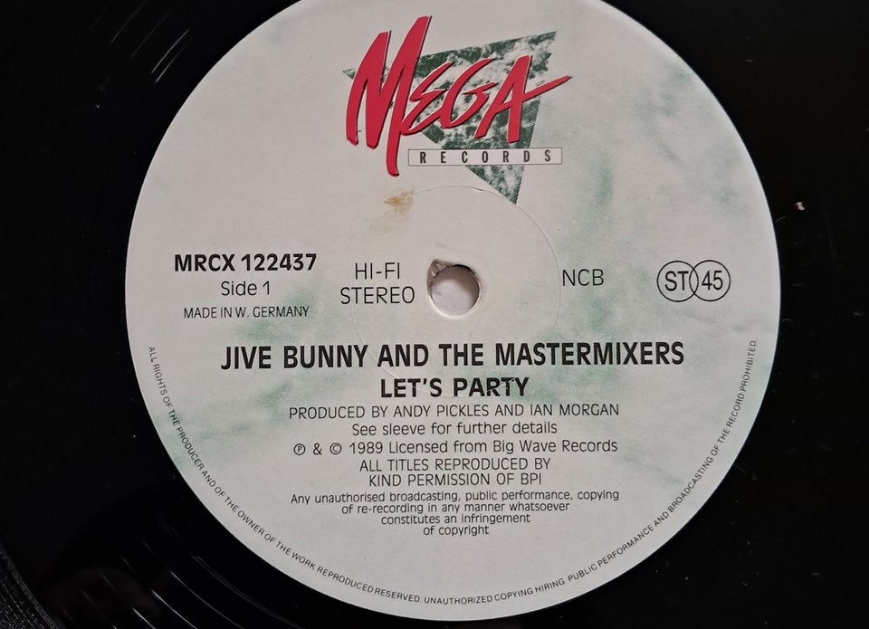 Maxi-single 12", Jive Bunny And The