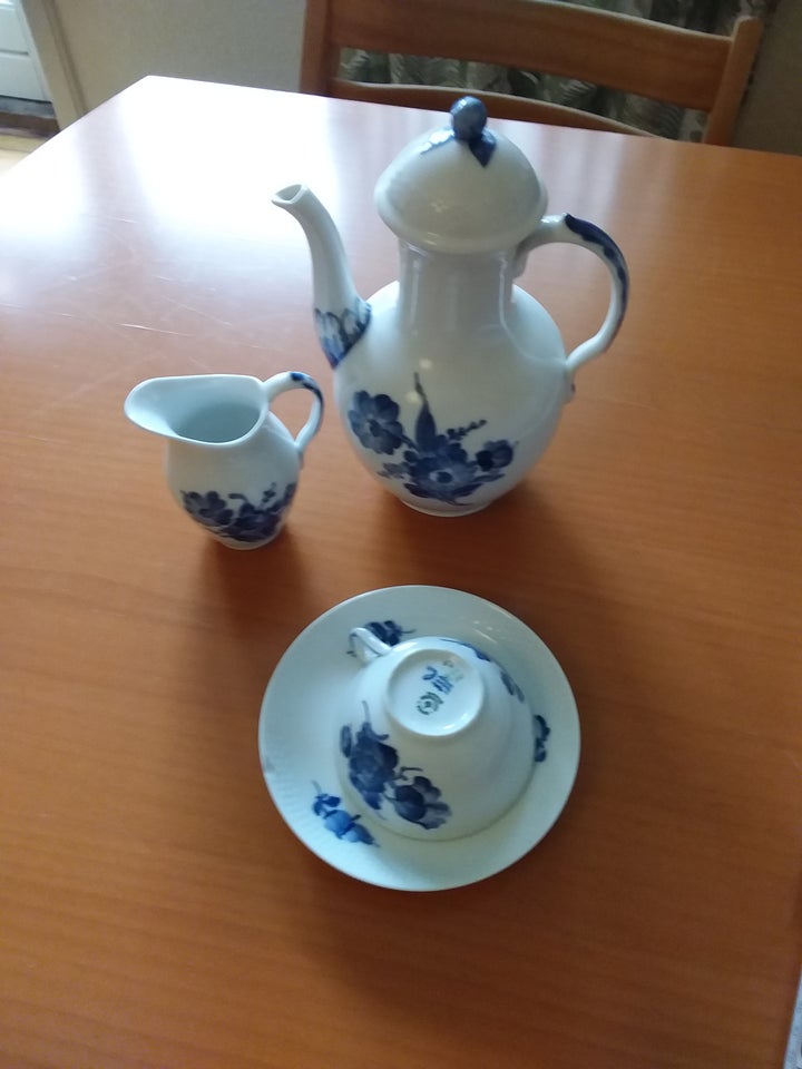 Porcelæn Kaffestel blå blomst