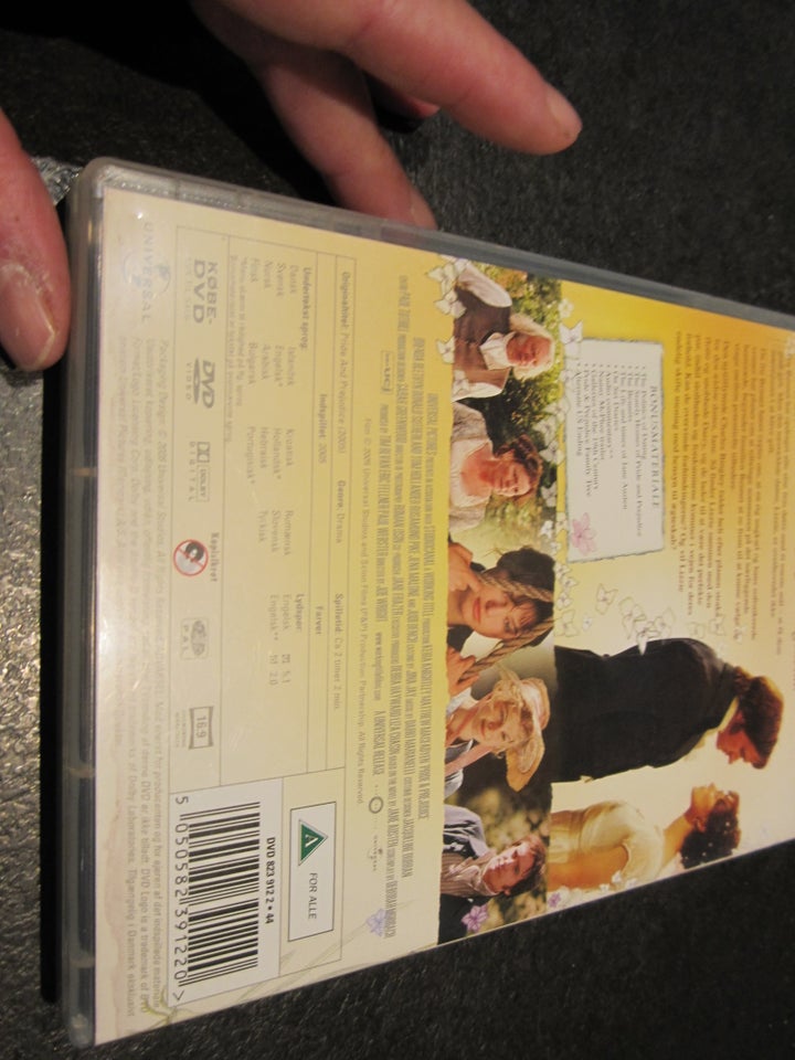 Stolthed og fordom, DVD, drama