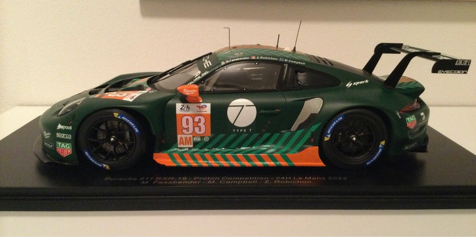 Modelbil, Spark Porsche 911 RSR,