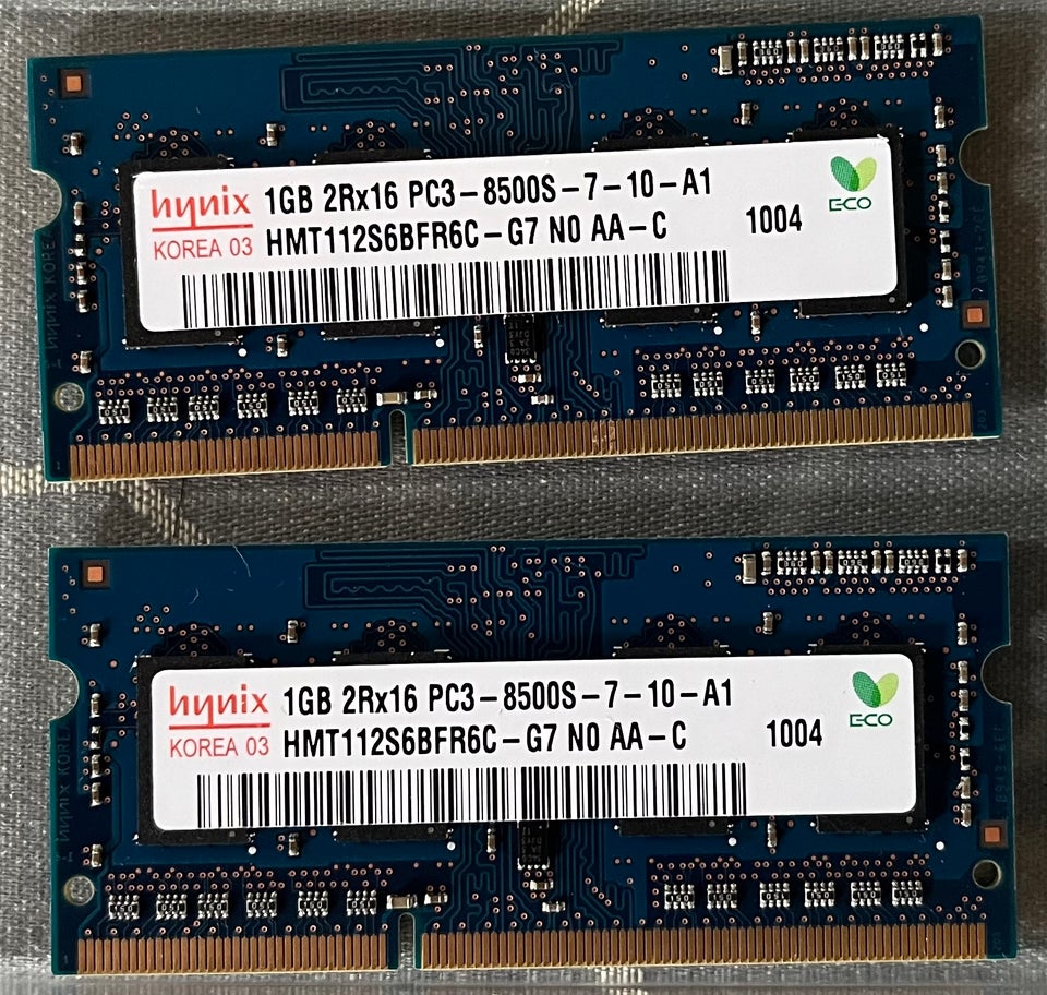 RAM - Crucial Kingston og Hynix 1