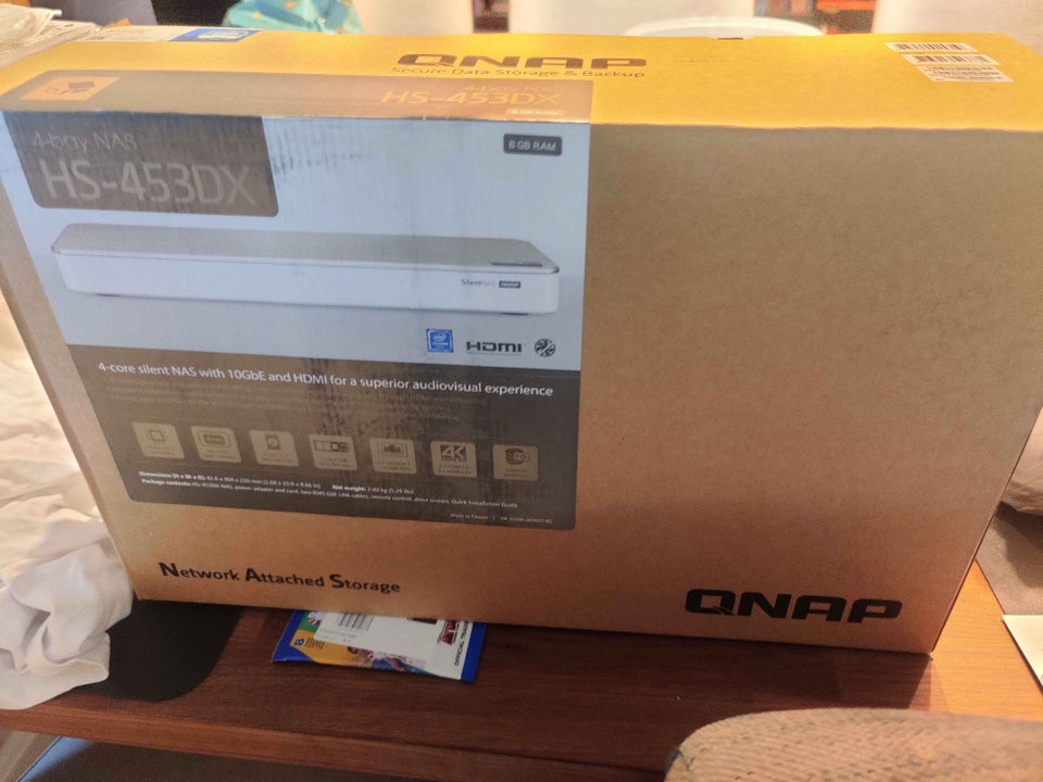 QNAP NAS HS-453DX-8G - 10GB