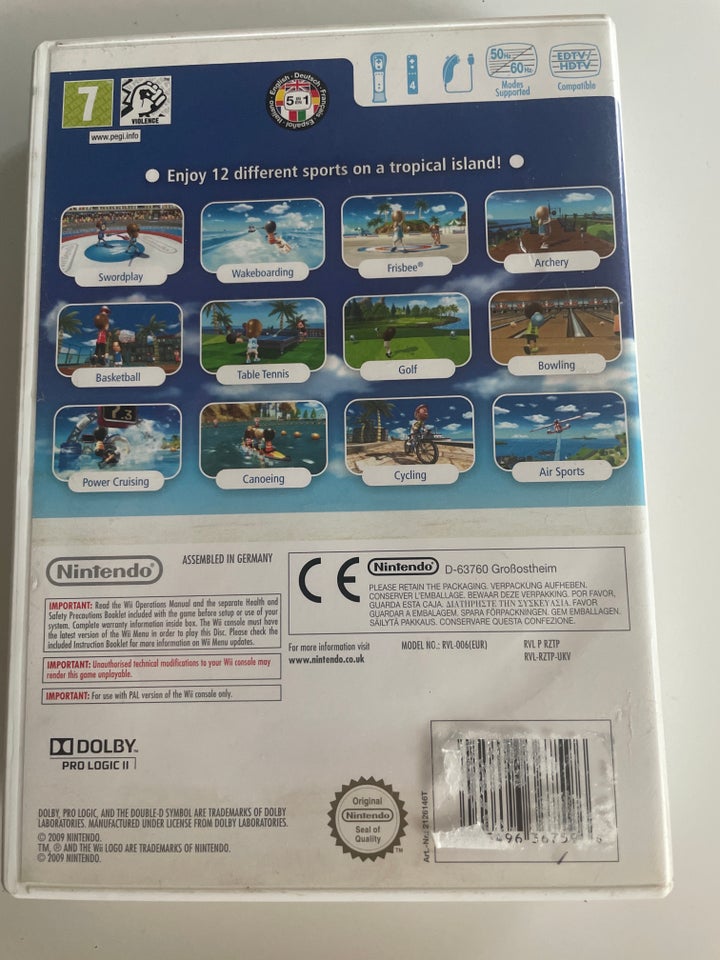 Wii sport resort  Nintendo Wii