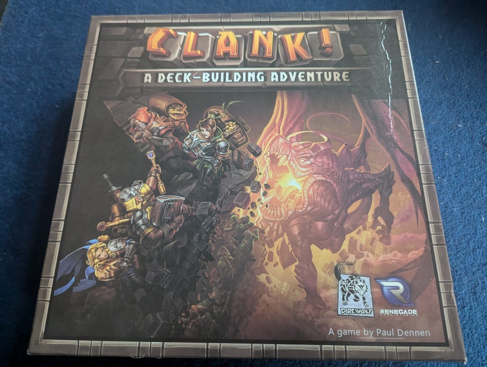 Clank, Deck building boardgame,