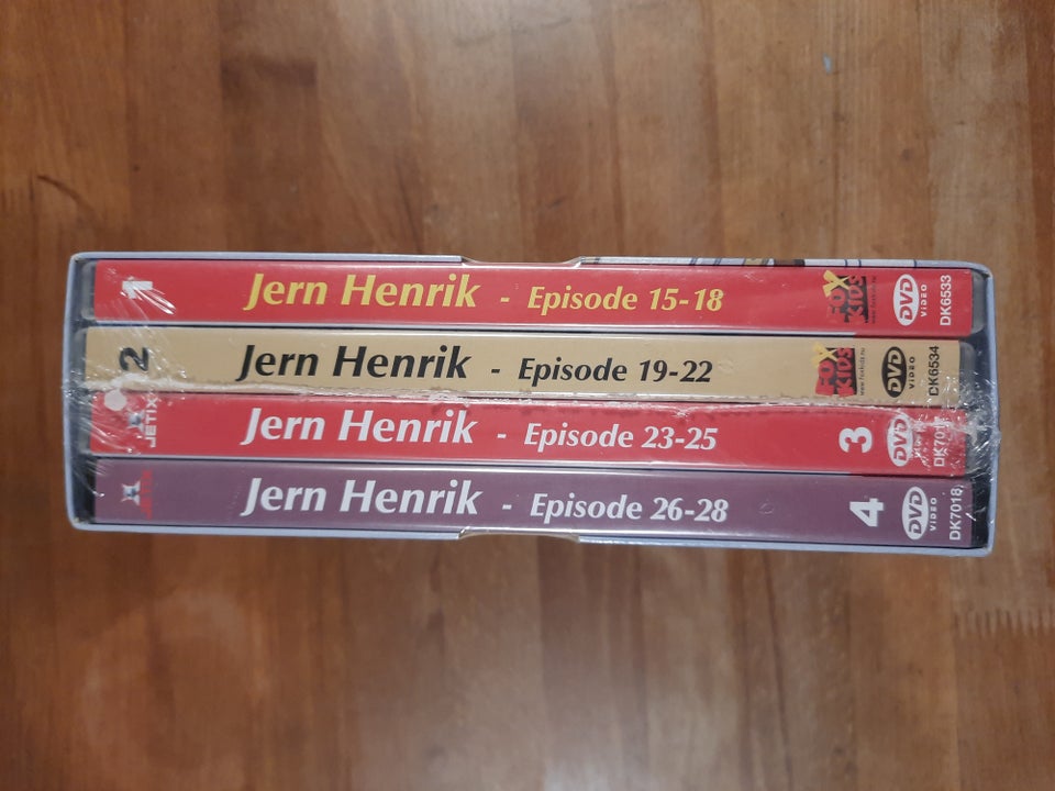 Jern Henrik 4 DVD Boks (forseglet),