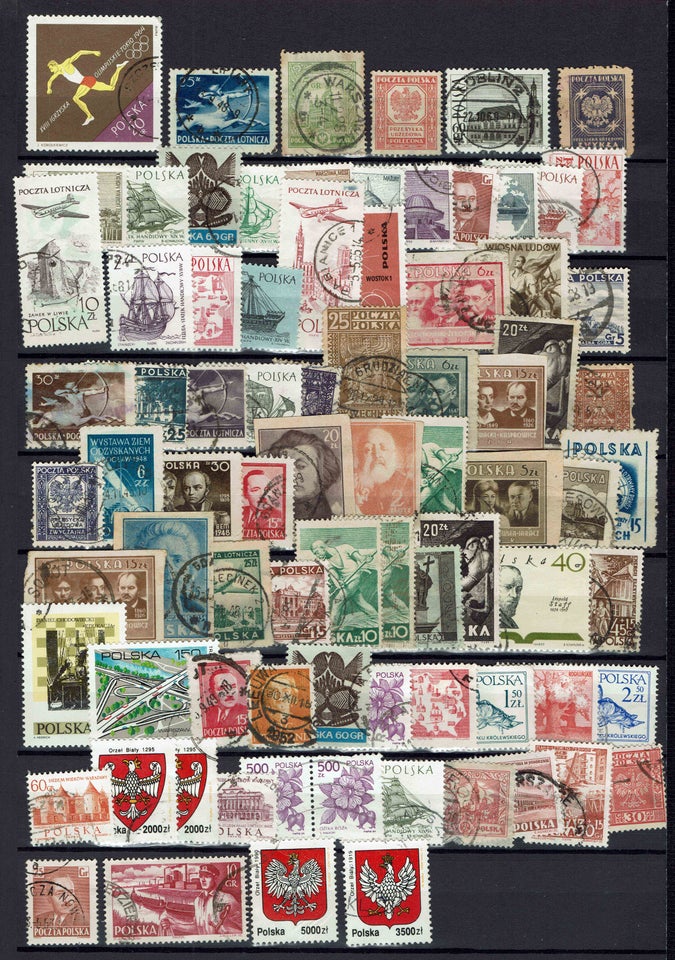 Polen, stemplet, Diverse lot ( 5591