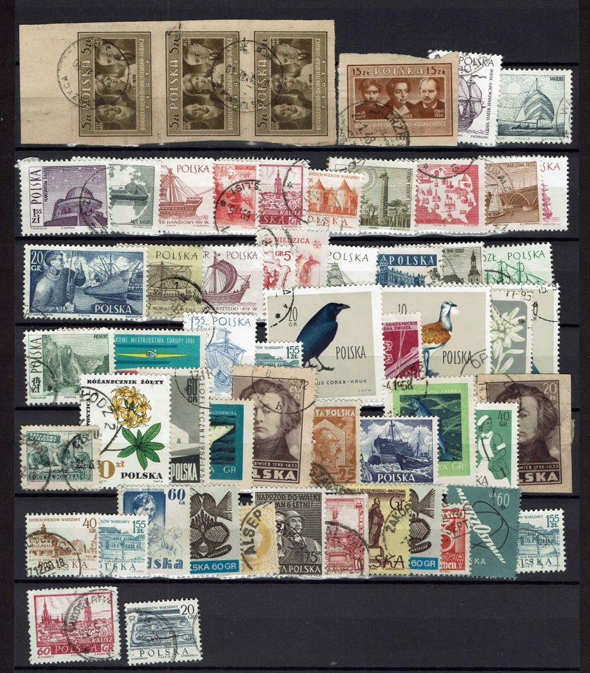 Polen, stemplet, Diverse lot ( 5591