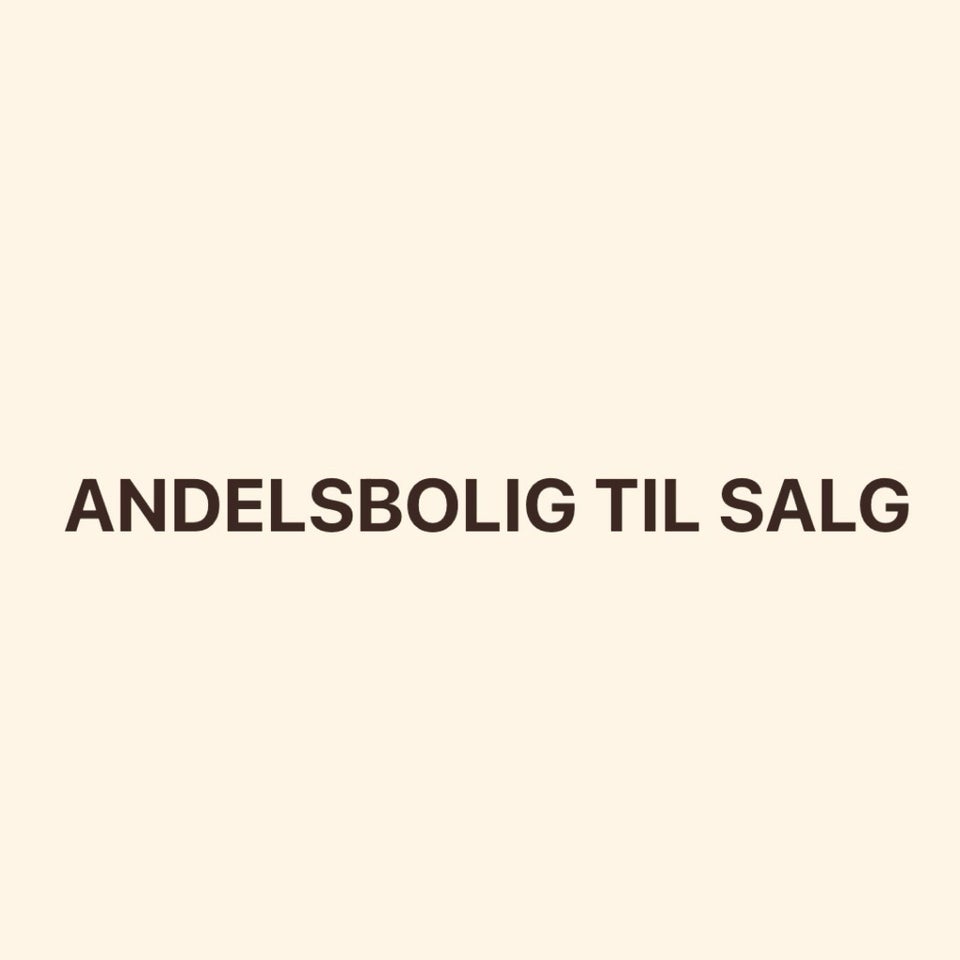 Andelslejlighed, Andel