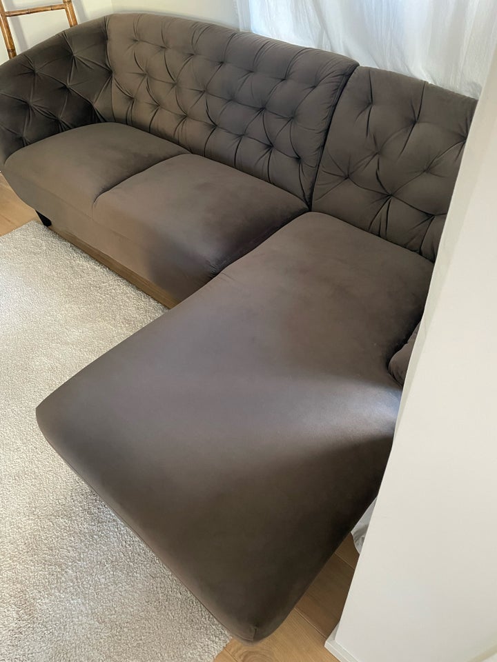 Sofa velour 3 pers