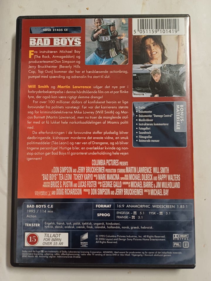 Bad Boys, DVD, action